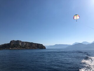 Turkey. Turkish Culture. Sights and nature of Turkey. Sea. The sun. Palms. Beach. Hotel.