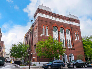 Fototapeta premium Beautiful Synagogue in Savannah Georgia in the USA