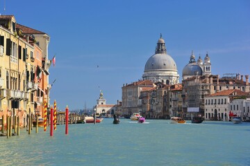 Fototapeta na wymiar Venezia,Veneto,Italia,Gran Canale e Santa Maria della Salute.