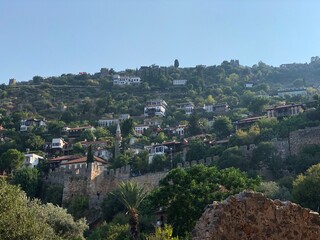 Turkey. Turkish Culture. Sights and nature of Turkey. Sea. The sun. Palms. Beach. Hotel.