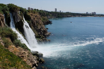 Obraz premium Turkey. Turkish Culture. Sights and nature of Turkey. Sea. The sun. Palms. Beach. Hotel.