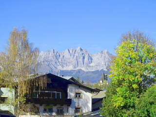 KItzbühel, blick auf den wWlden Kaiser