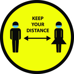 Keep two people icons away