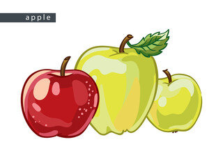 sketch_apples_two_yellows_and_red