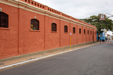 facade of the Itu municipal market, public building, São Paulo, Brazil,