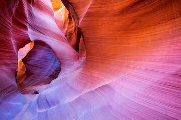 Obraz premium Abstract background Antelope Canyon, Arizona, America 