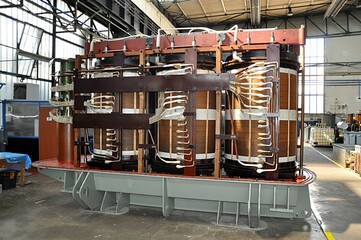 old big oil transformer