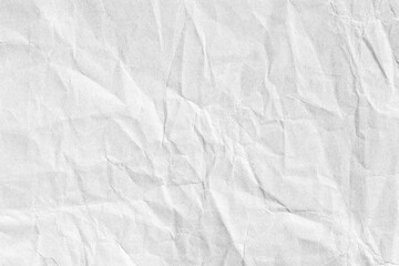 crumpled paper white grey background texture