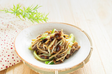 えのきときゅうりの和え物