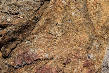 Rock texture and surface background. Cracked natural stone background