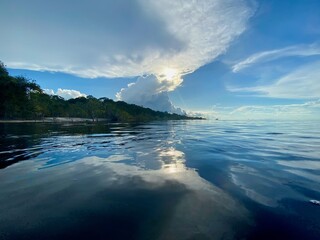 Black River in Manaus, Amazonas - Brazil.