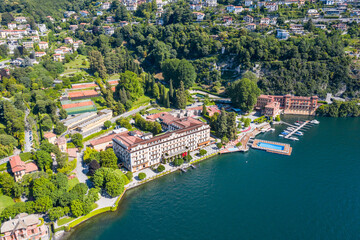 Fototapeta na wymiar Villa D'Este, Cernobbio. Lake of Como in Italy