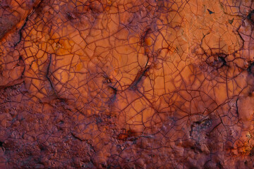 painted orange metal rusty texture