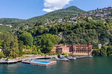 Villa d'Este in Cernobbio.
Lake of Como in Italy