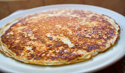 Pancakes on the plate