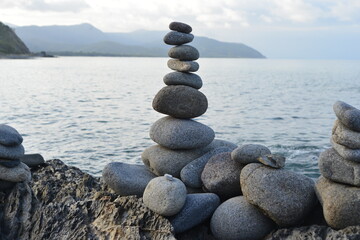 stones and meditation