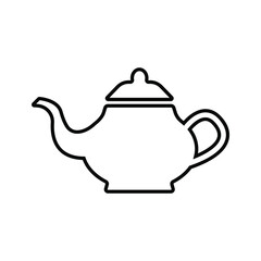 Teapot line icon