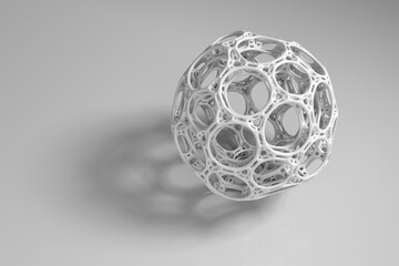 Abstract background of structure. 3D background design. 3D rendering.