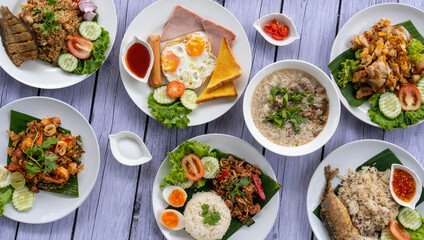 Thai Food Selections and Mixes