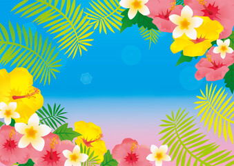 夏の青いリゾート 背景イラスト Abstract Wall Mural Abstra ヨーグル 夏の青いリゾート 背景イラスト Abstract Wall Mural Abstra ヨーグル