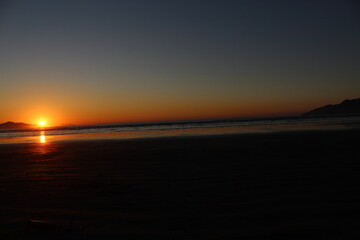 Fototapeta premium sunset over the sea