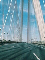 Fototapeta premium modern bridge in shanghai