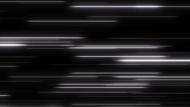 White Hyperdrive Light Streaks Loop Overlay Background