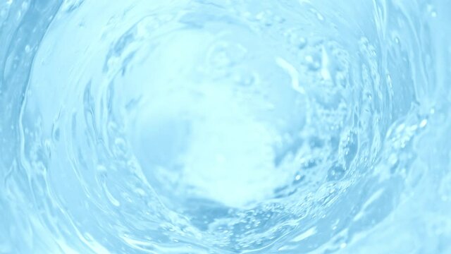 Super Slow Motion Shot of Water Whirl at 1000 fps.