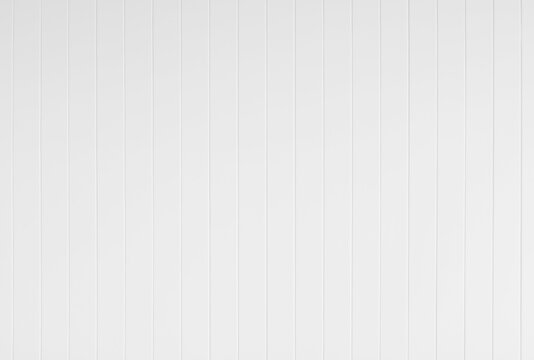 White wall wooden groove vertical texture. wall panel spray white color design of decoration.. - Powered by Adobe
