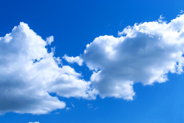 soft white clouds against blue sky background...Abstract nature background of beautiful clear blue sky  in summer sunlight & sun rays for wallpaper & backdrop, gradient seamless pattern ..