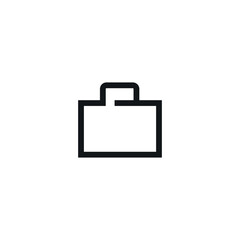 Briefcase icon. Vector Illustration