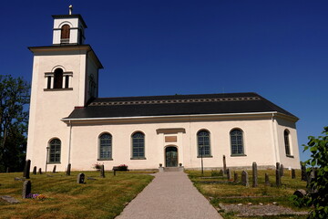Fototapeta na wymiar Vintrosa kyrka strax utanför Örebro