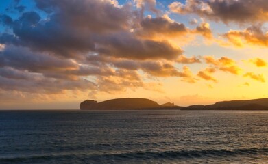 Sonnenuntergang über Sardinien
