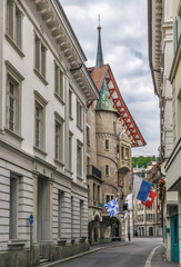 Street in Lucerne, Switzerland