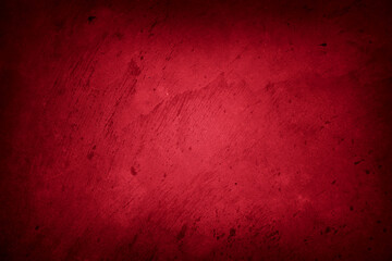Red textured concrete background