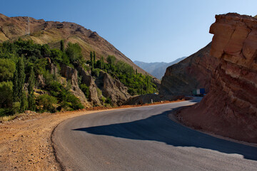 Central Asia. Tajikistan. High-altitude valleys of the North-Eastern section of the Pamir tract near the border with Kyrgyzstan.