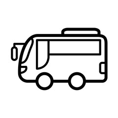 BUS icon logo illustration design