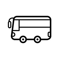 BUS icon logo illustration design