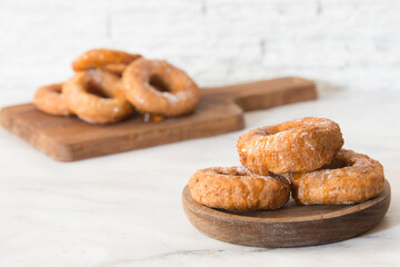 donuts and honey hand made