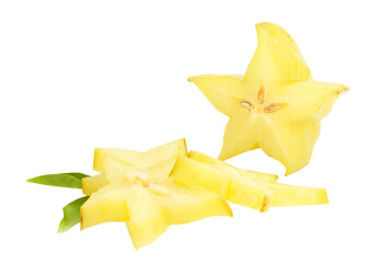 Fototapeta premium star fruit isolated on white background