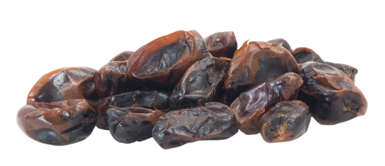 dried date isolated on white background