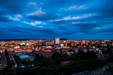 Fototapeta premium Valladolid al atardecer