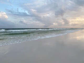 Soft sunset skies on the beach Florida 