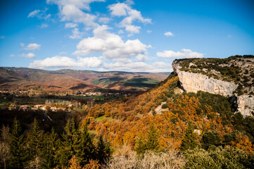 Obraz premium Los colores del otoño desde las MERINDADES