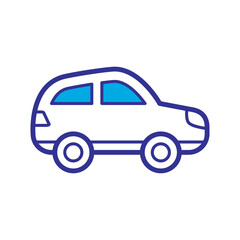 car icon logo illustration design