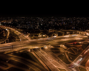 Fototapeta na wymiar City by Night (Warsaw)