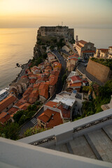 Scilla stairs and town