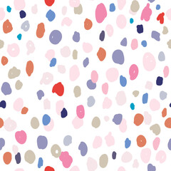 Vector seamless pattern with colorful brush strokes. Scribble pattern background. colorful nice brush strokes and hand drawn background. Modern beautiful grunge confetti pattern. Organic pattern