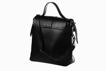 Black hand bag with a beautiful design