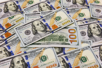 Various US dollar banknotes